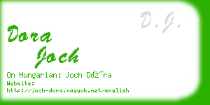 dora joch business card